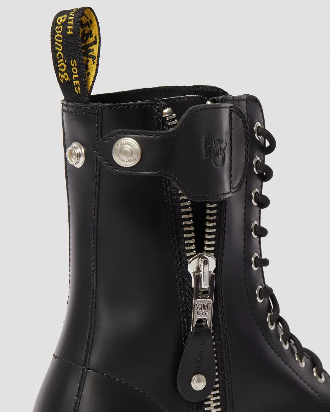 1490 SCHOTT BLACK SMOOTH BOOT