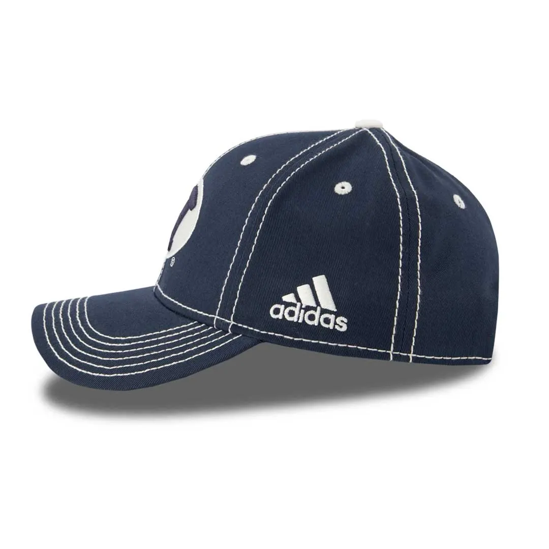 adidas - Kids' (Youth) BYU Cougars Structured Adjustable Cap (R48D7M94)