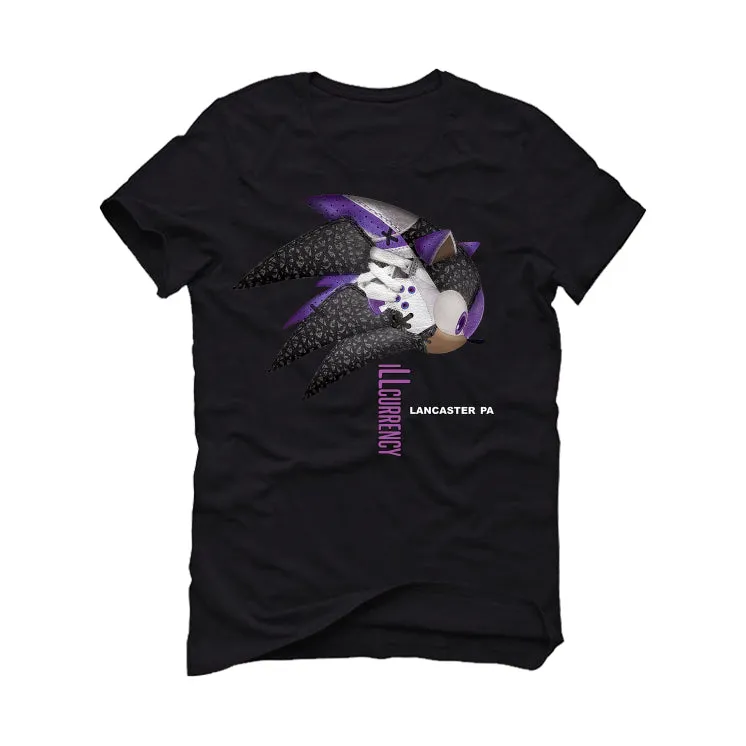 AIR JORDAN 3 "DARK IRIS" Black T-Shirt (ELEPHANT PRINT SONIC)