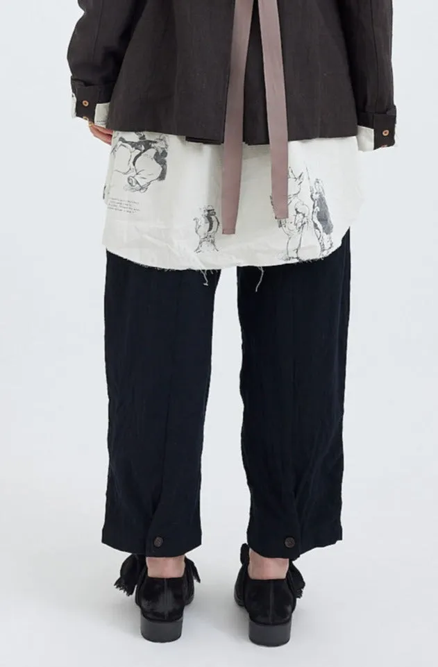 Aleksandr Manamis - Semi Wide Cropped Pant