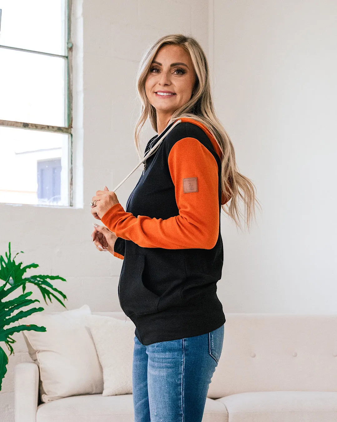 Ampersand Ave Keep It Simple FullZip Sweatshirt FINAL SALE