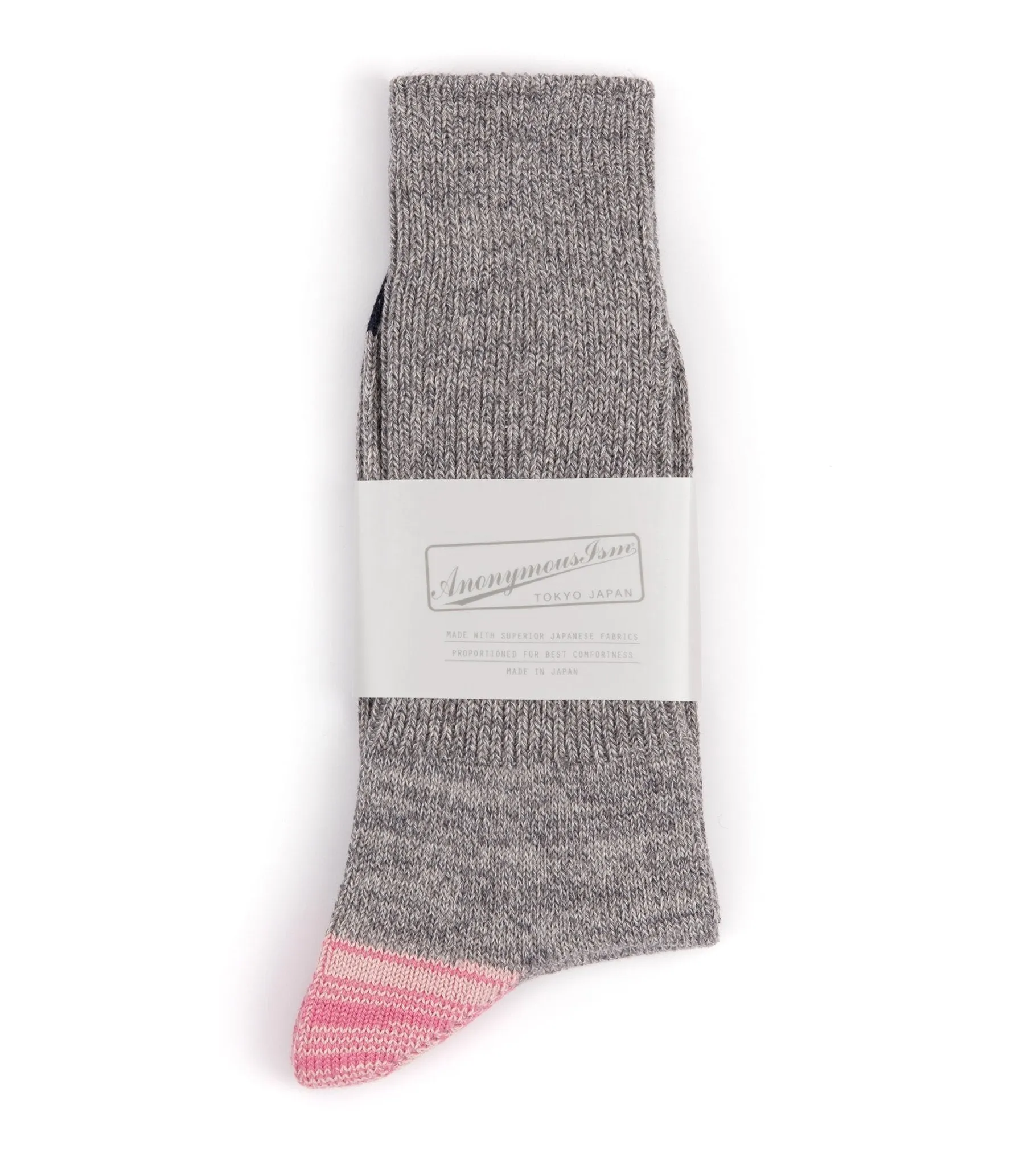 Anonymous Ism MOC 2 Point Crew Socks: Grey