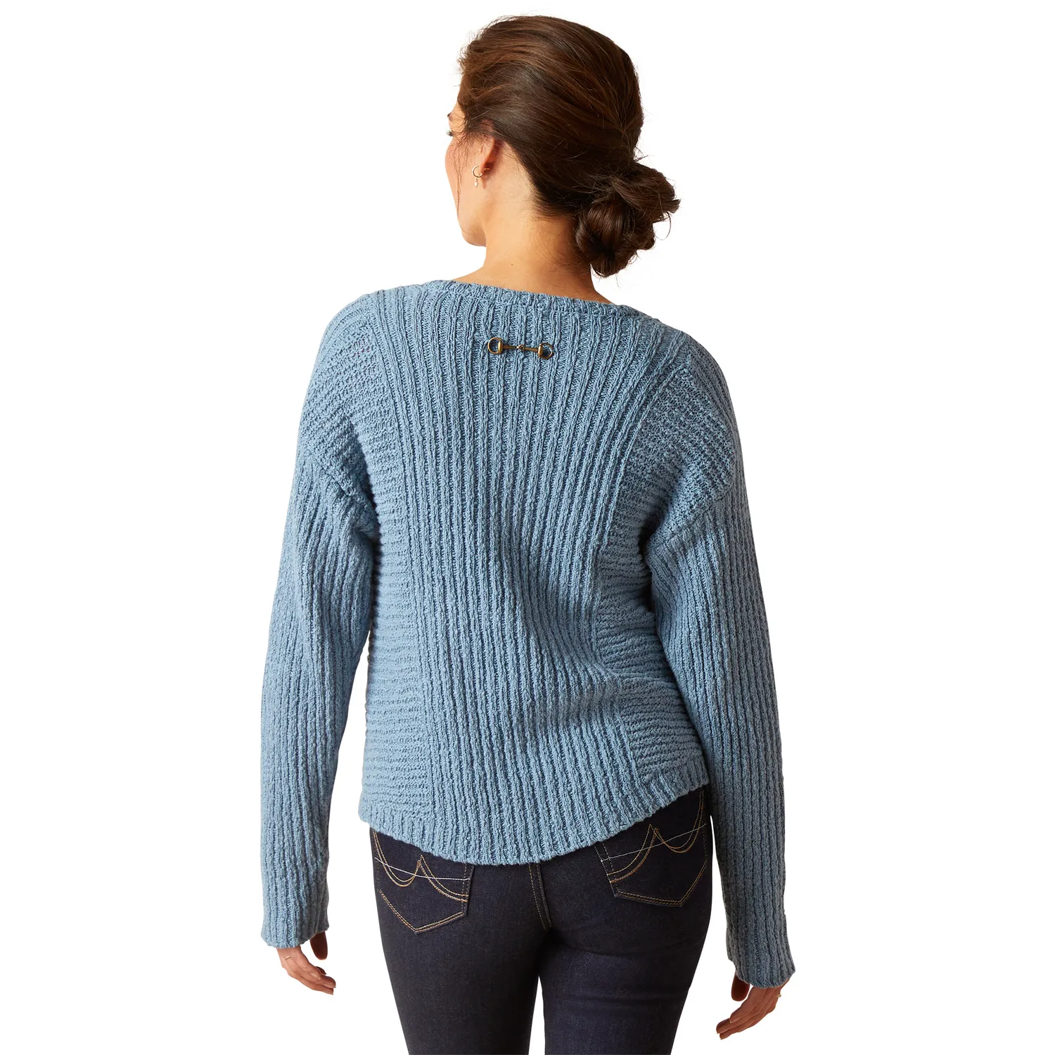 Ariat Women's Daneway Sweater - Blue Shadow