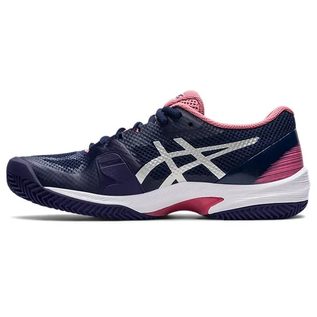 Asics Womens Court Speed FF Tennis Shoes - Peacoat/Pure Silver