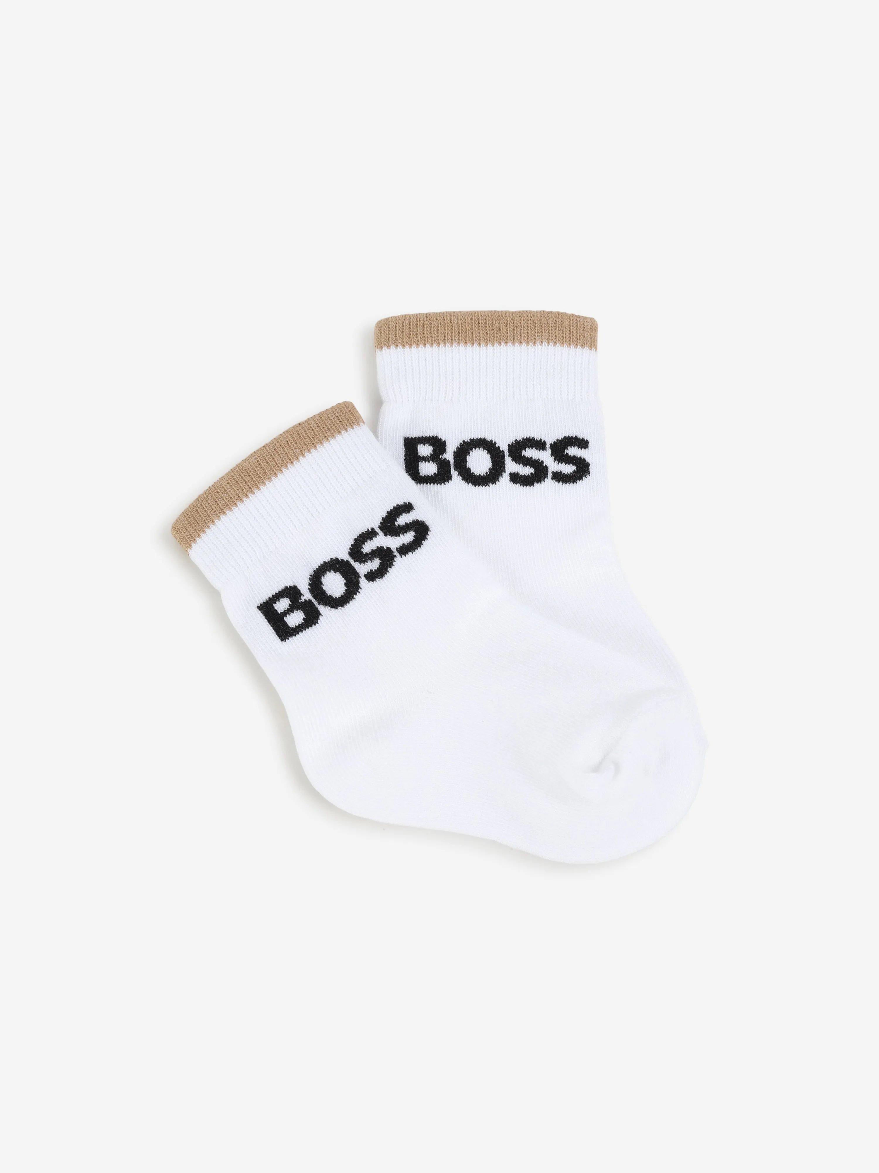 Baby Boys 3 Pairs Of Socks Set in White