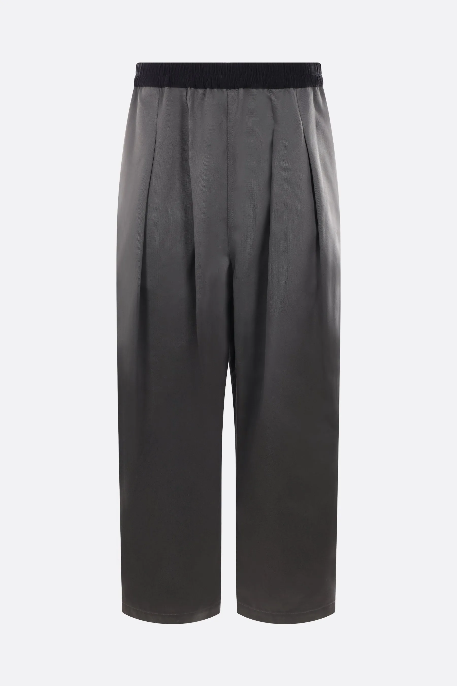 baggy-fit gabardine pants