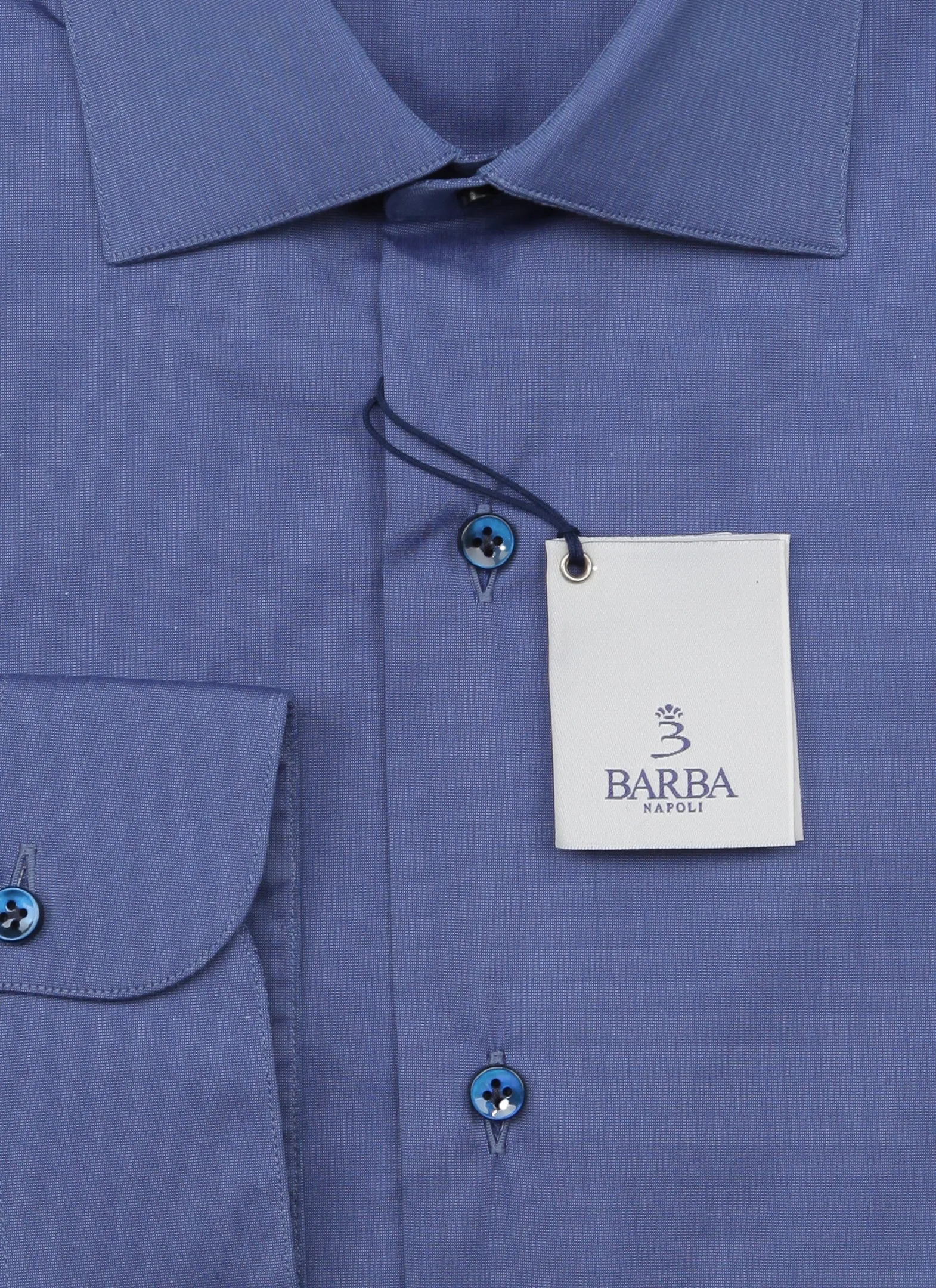 Barba Napoli Blue Shirt - Extra Slim