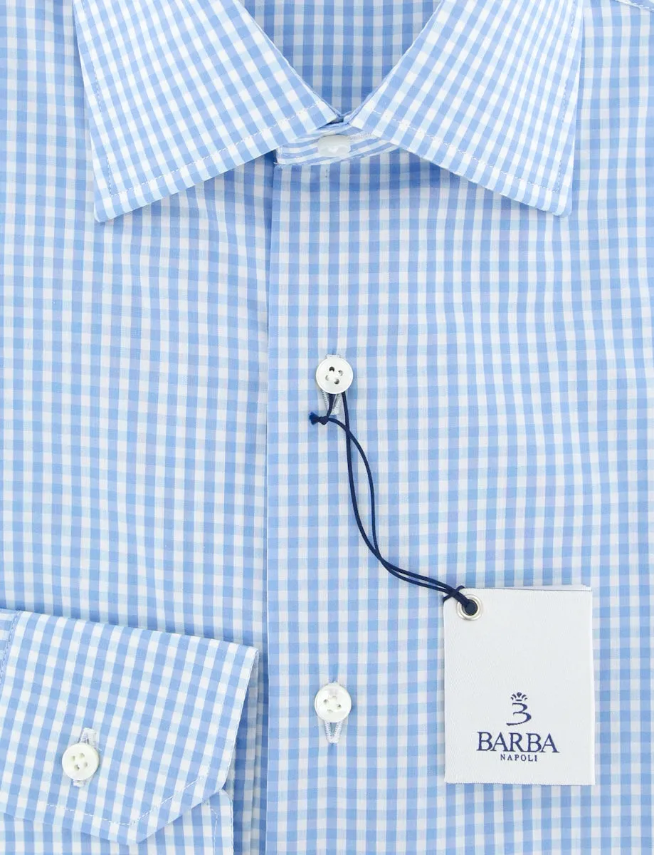 Barba Napoli Blue Shirt - Slim