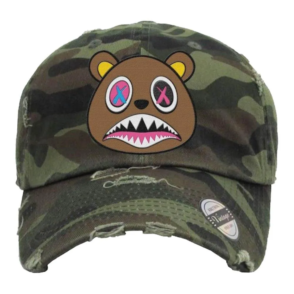 BAWS Crazy Dad Hat 6 Panel with Adjustable Buckle (Camo)