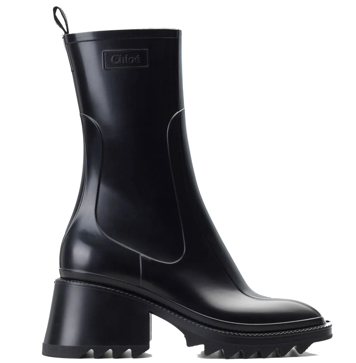 Betty Rubber Boots, Black