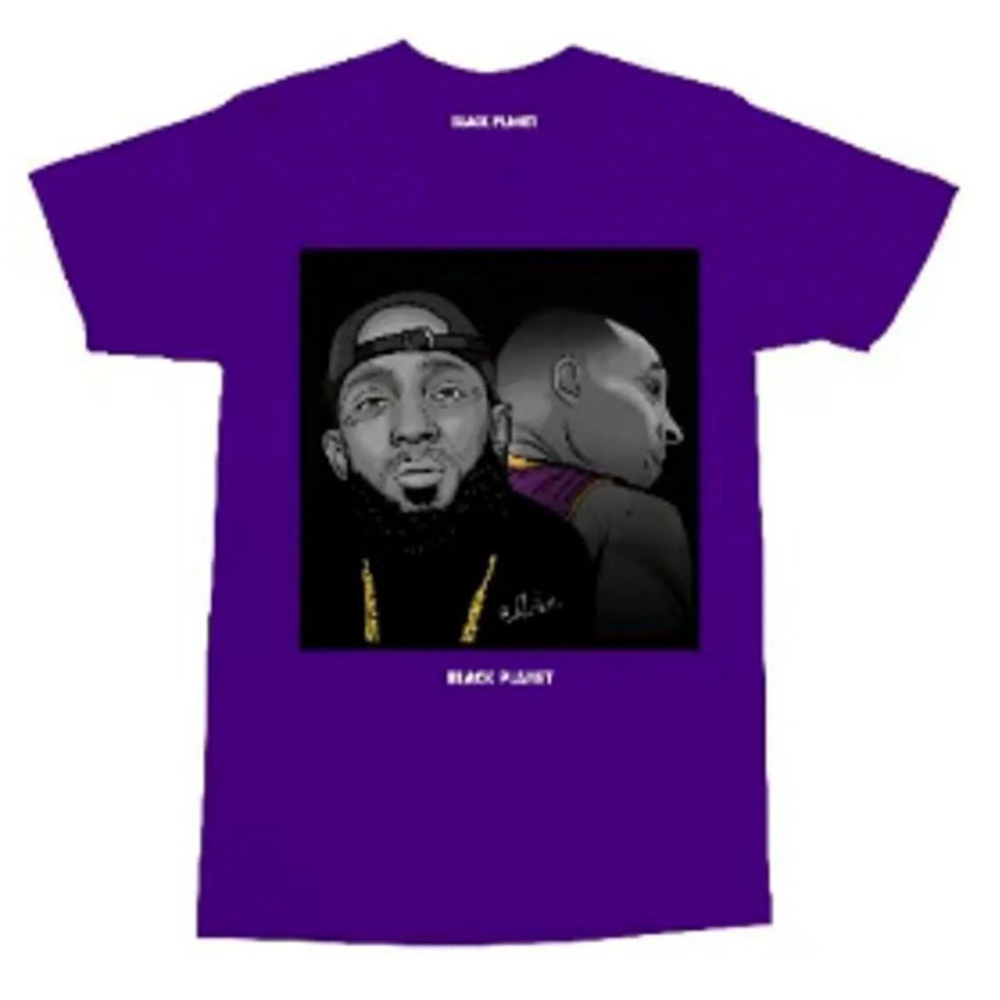 Black Planet Men KOBE X NIPSEY Tee (Purple)