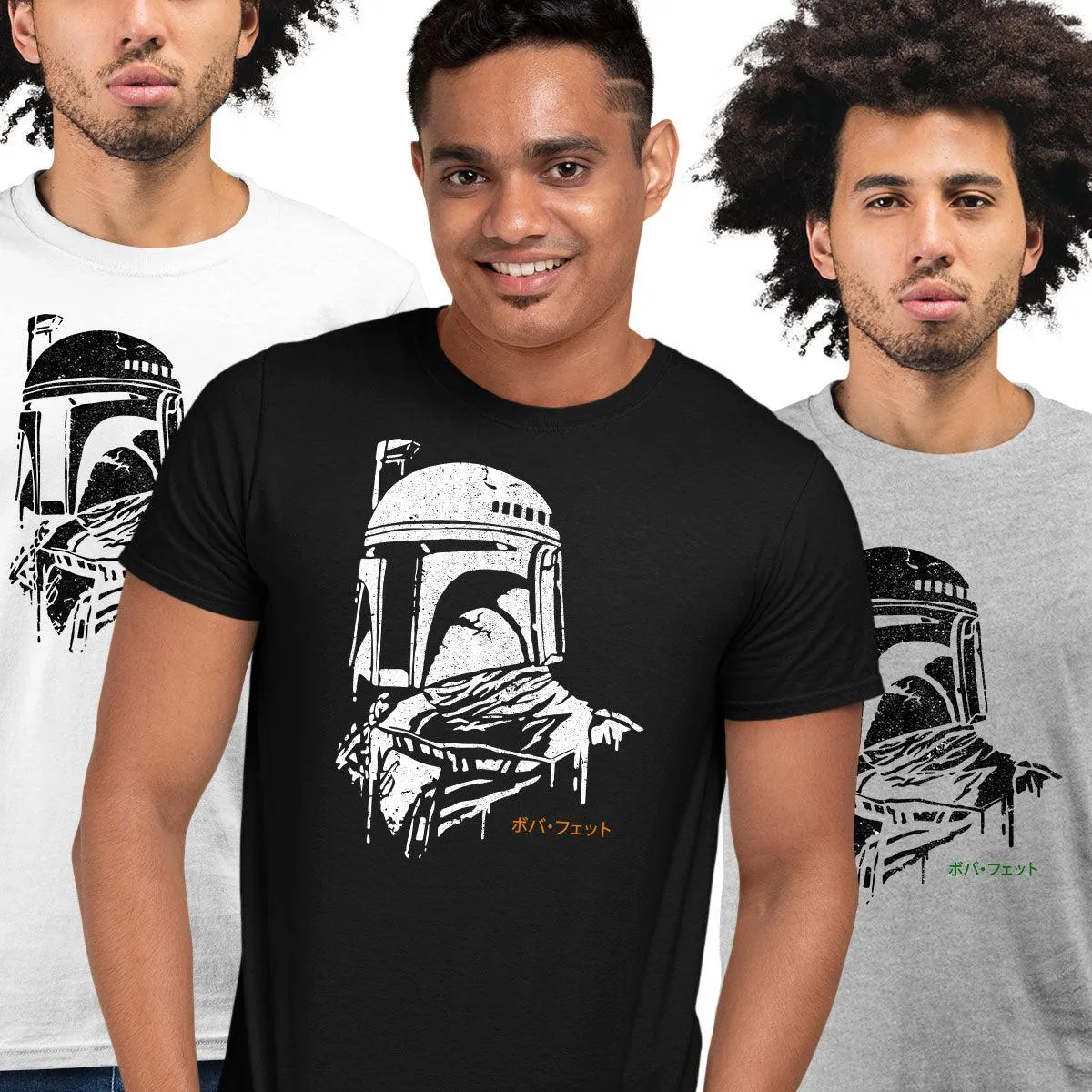 Boba Fett Movie T-shirt Fighter Hero Japanaise Style Bounty Hunter Adult Unisex T-Shirt