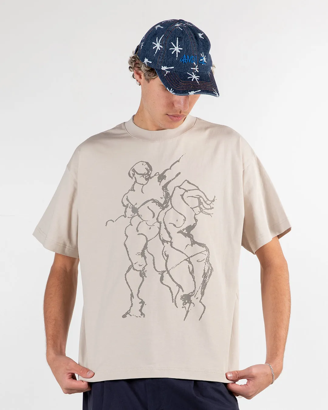 Candice - Dancers Heavyweight Tee - Mushroom