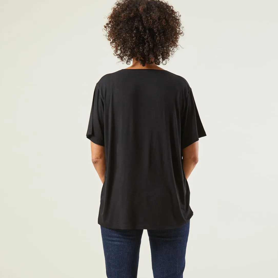 Chalk - Patsy Top Black