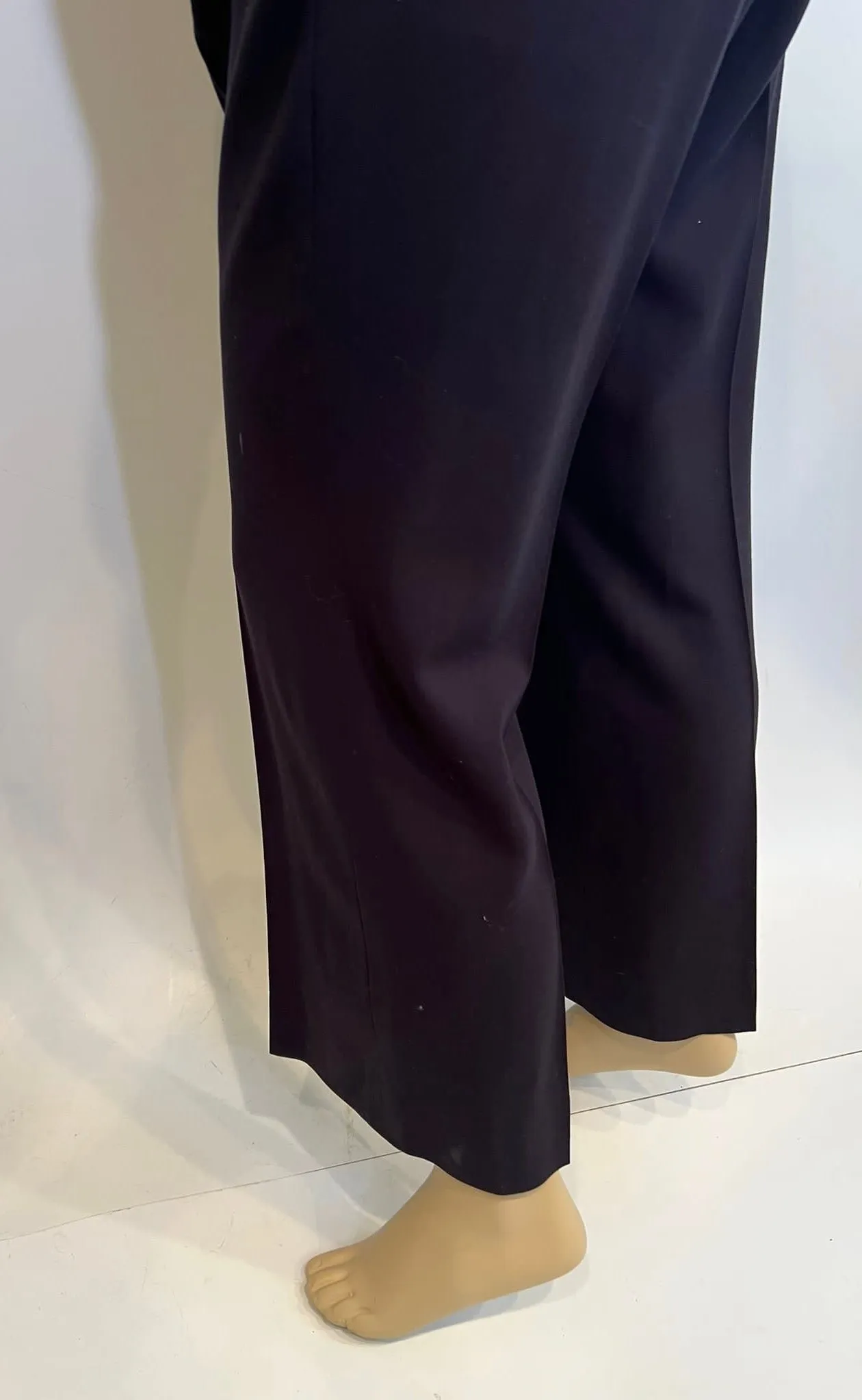 Chanel 03P 2003 Spring Dark Navy Blue Pants Trousers FR 46 US 12/14