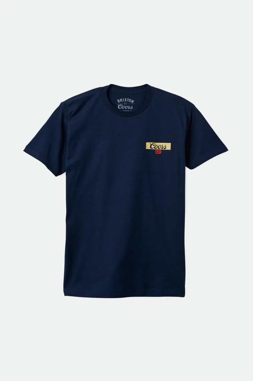 Coors Bar S/S Standard Tee - Navy