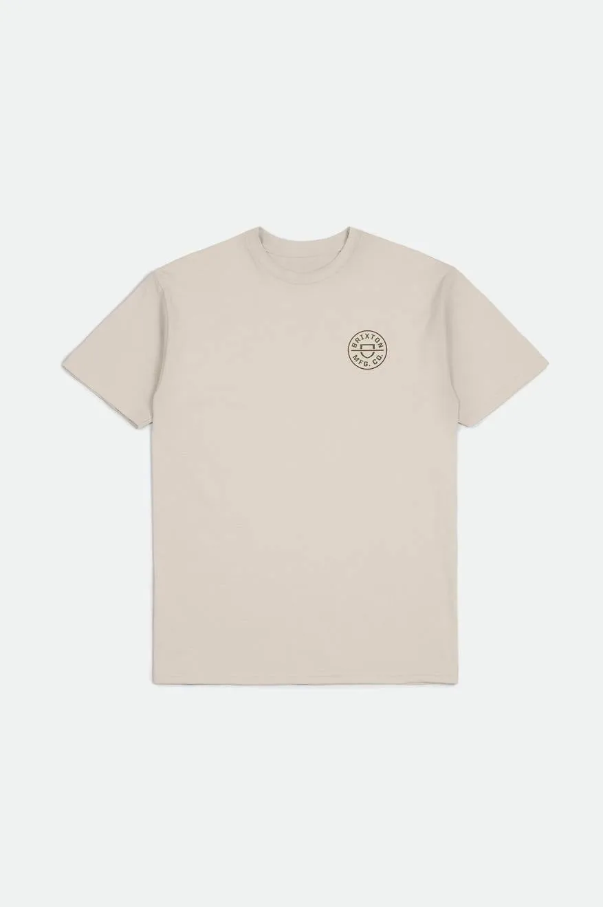 Crest II S/S Standard Tee - Cream/Sea Kelp/Sepia