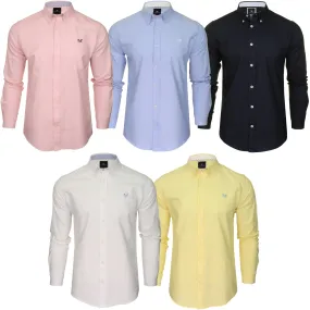 Crew Clothing Mens Slim Fit Shirt 'Slim Oxford' - Long Sleeved