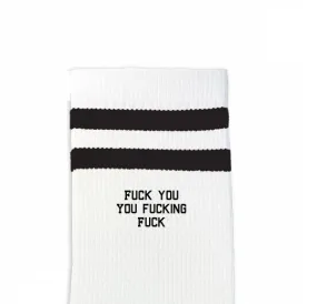 Custom Design Striped Crew Socks - Medium