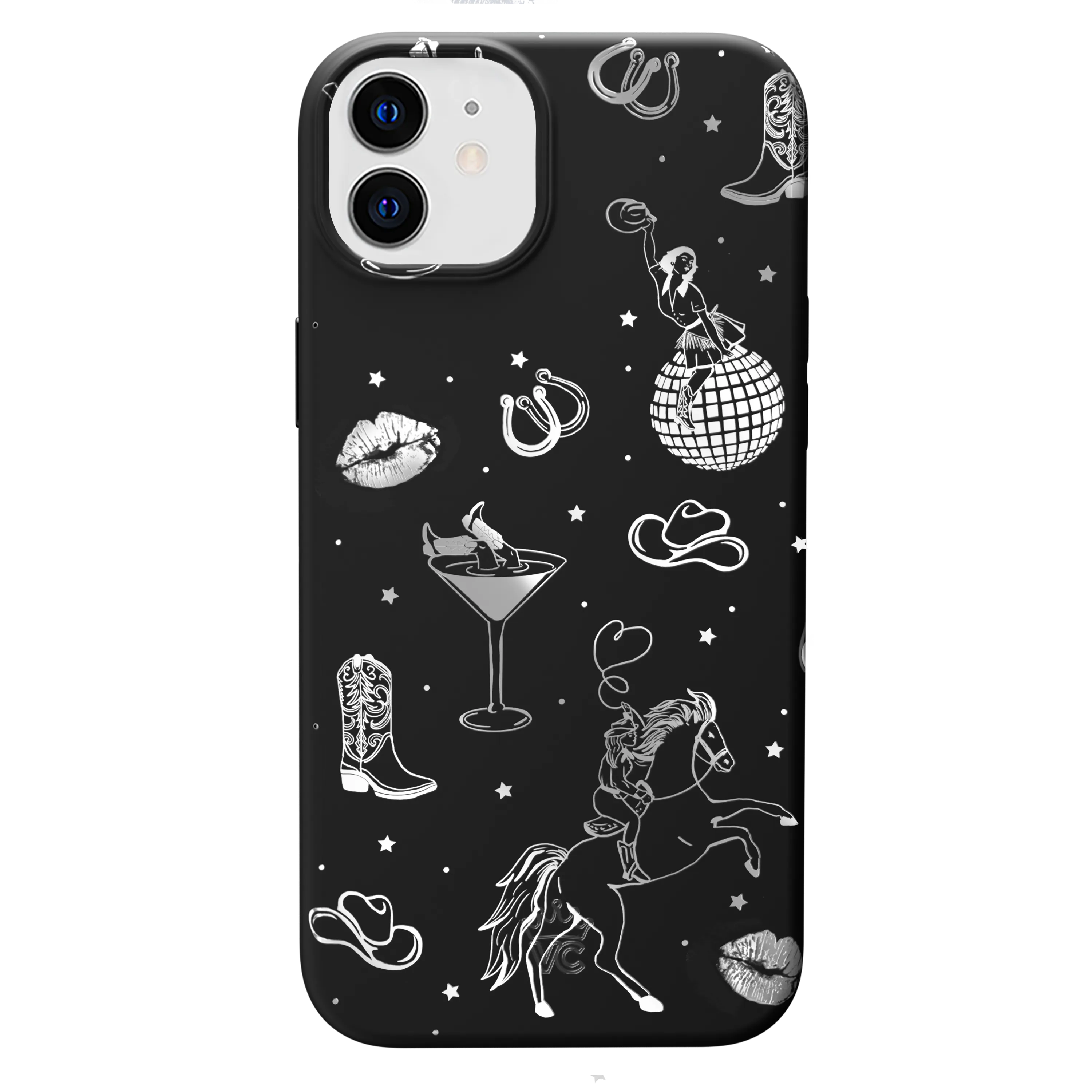 Disco Cowgirl iPhone Case