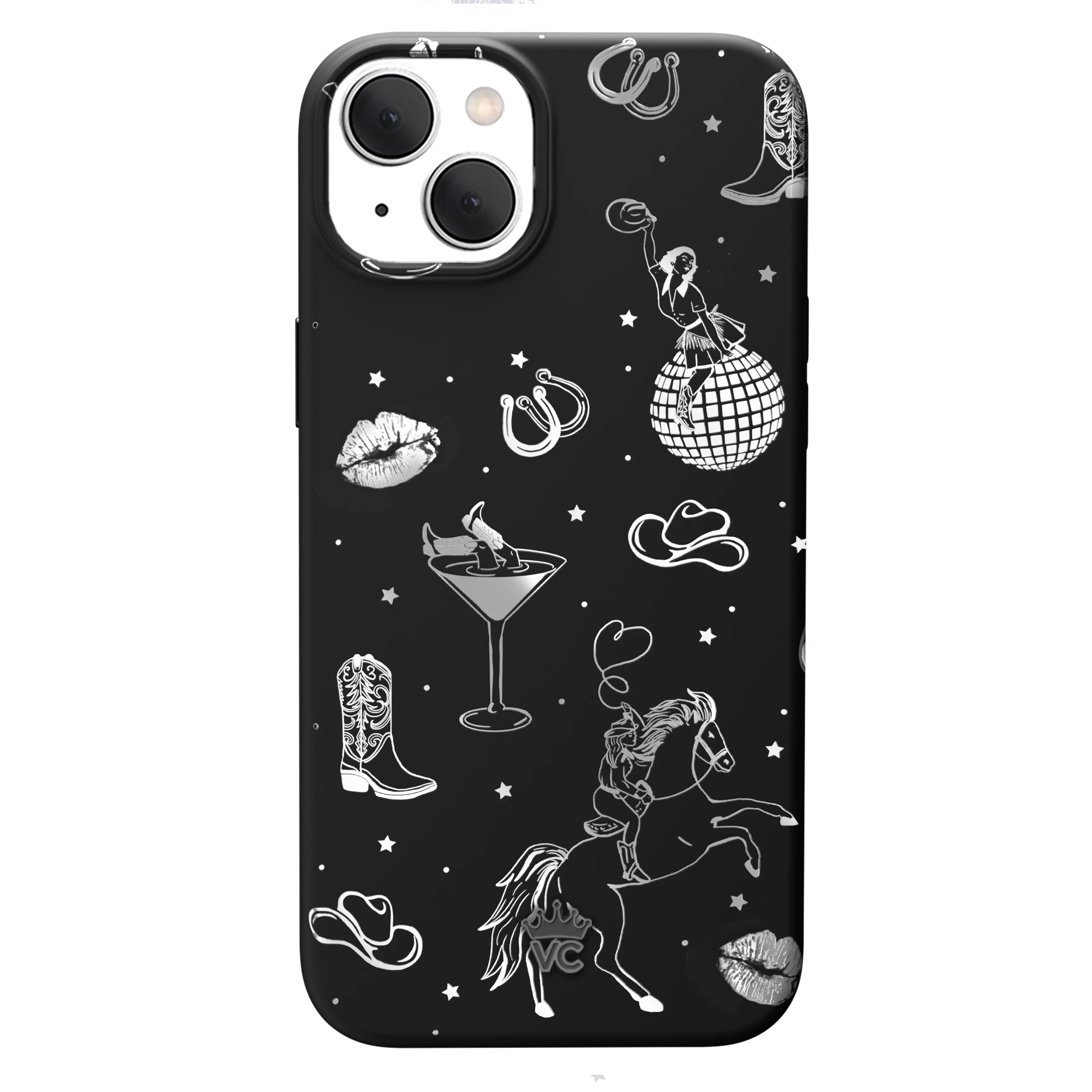 Disco Cowgirl iPhone Case