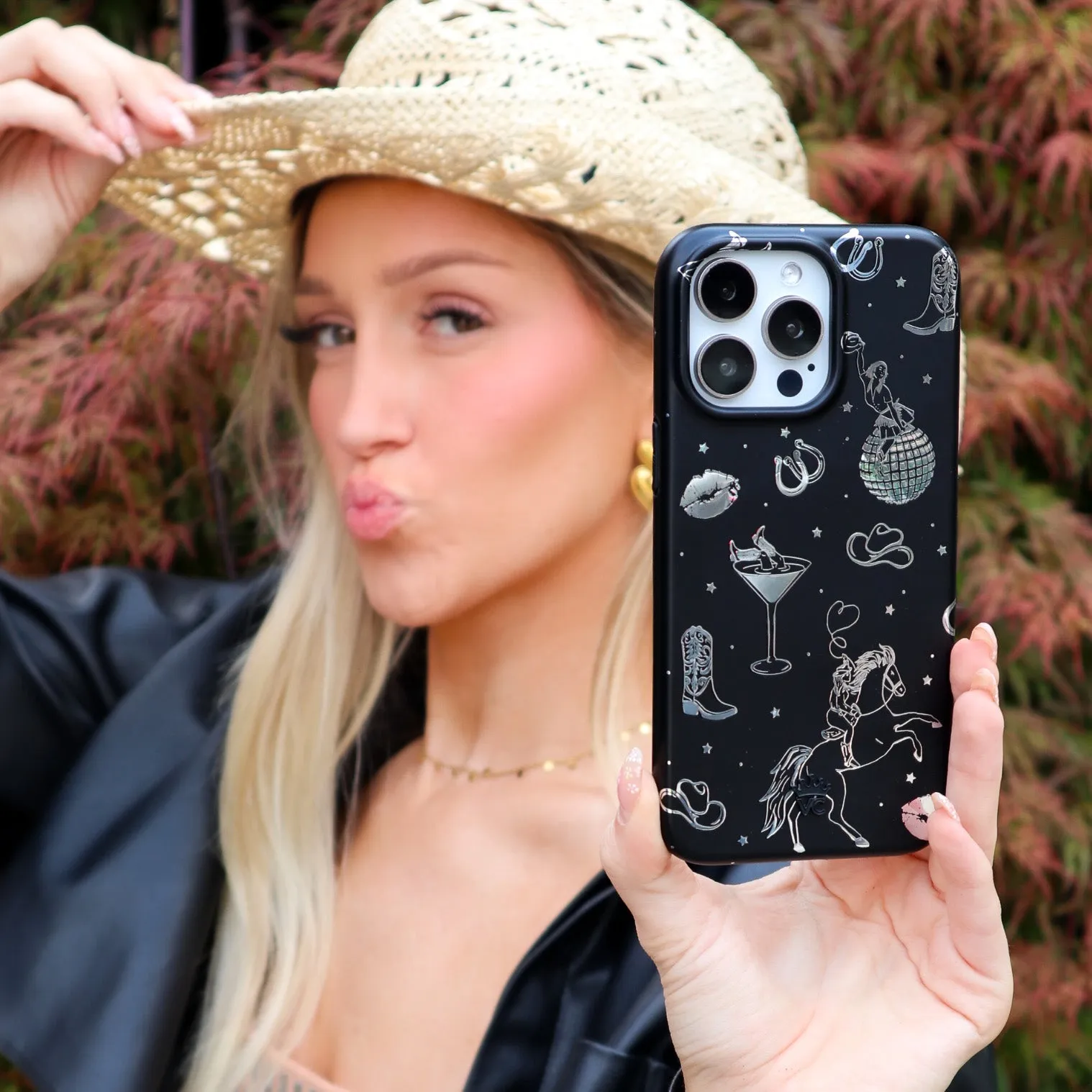 Disco Cowgirl iPhone Case