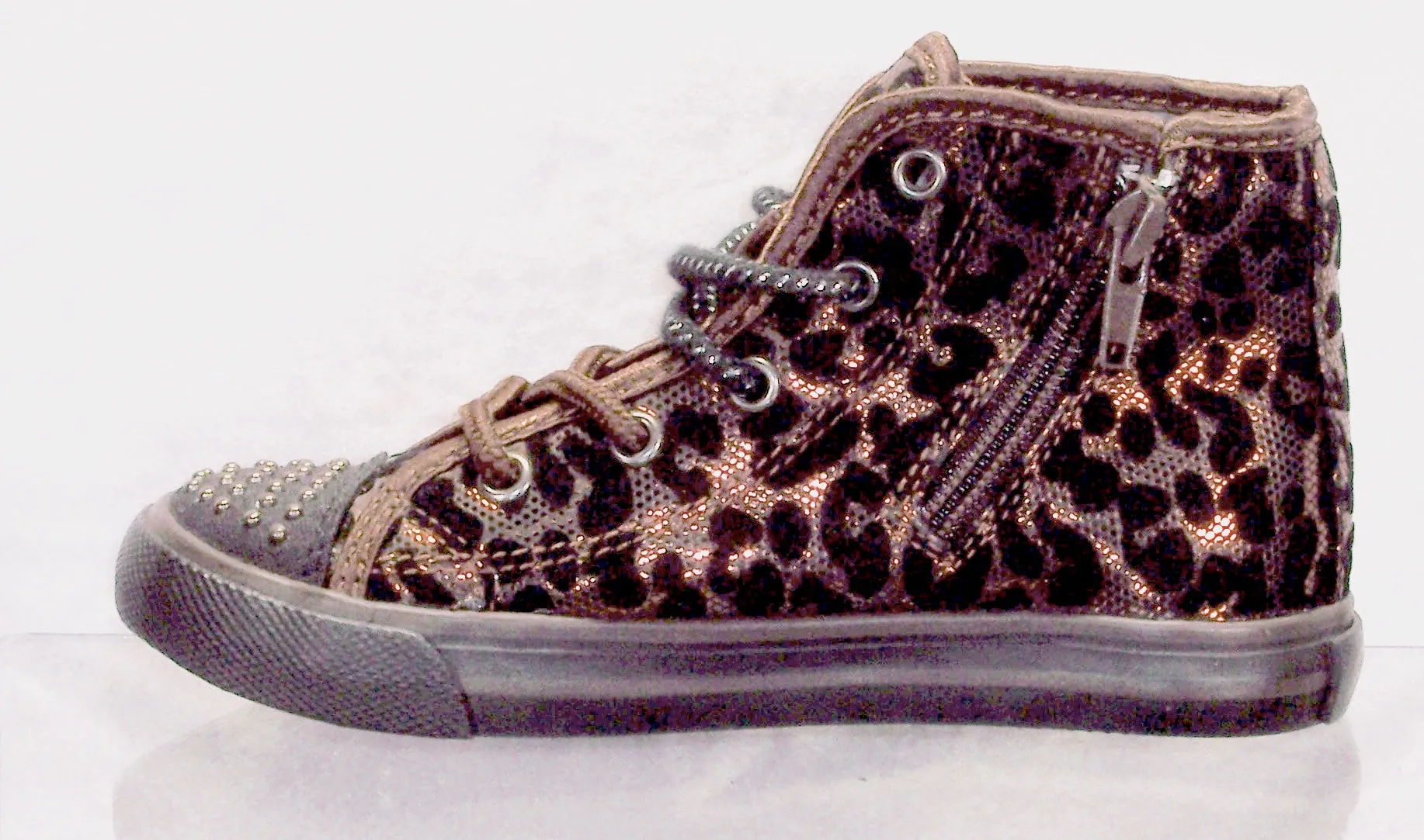 Girl's Primigi Leopard-print Hi-top Sneaker - 28 EU/US: 11 Girls