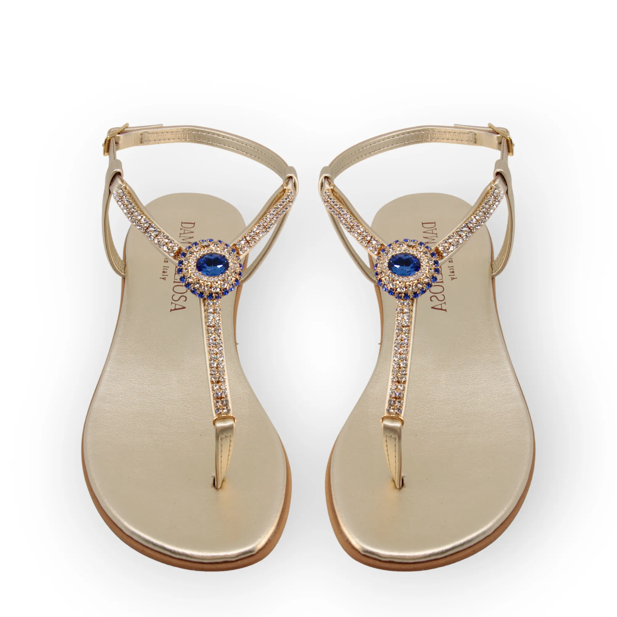 Grace flat sandal sapphire