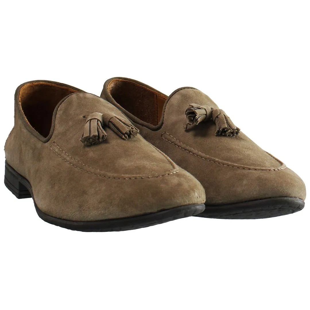 Hackett Tassel Roll Mens Brown Shoes