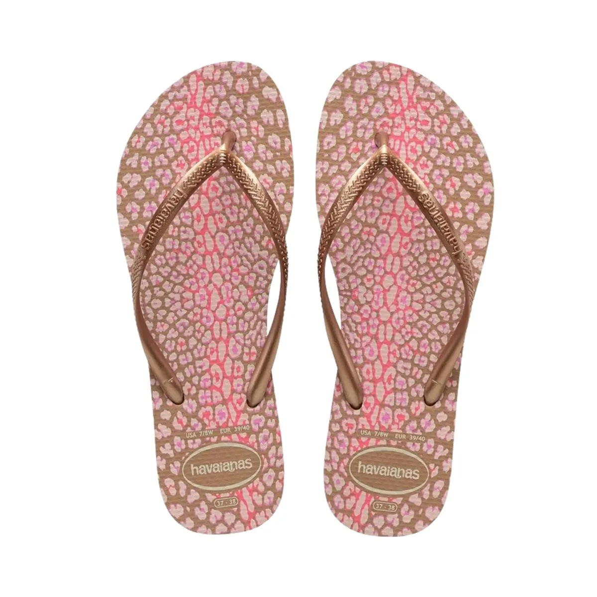 Havaianas Girl's Slim Animals Rose Gold (Sizes 2930-3334)