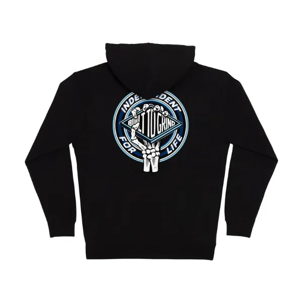 Independent For Life Clutch Zip Hoodie - Black