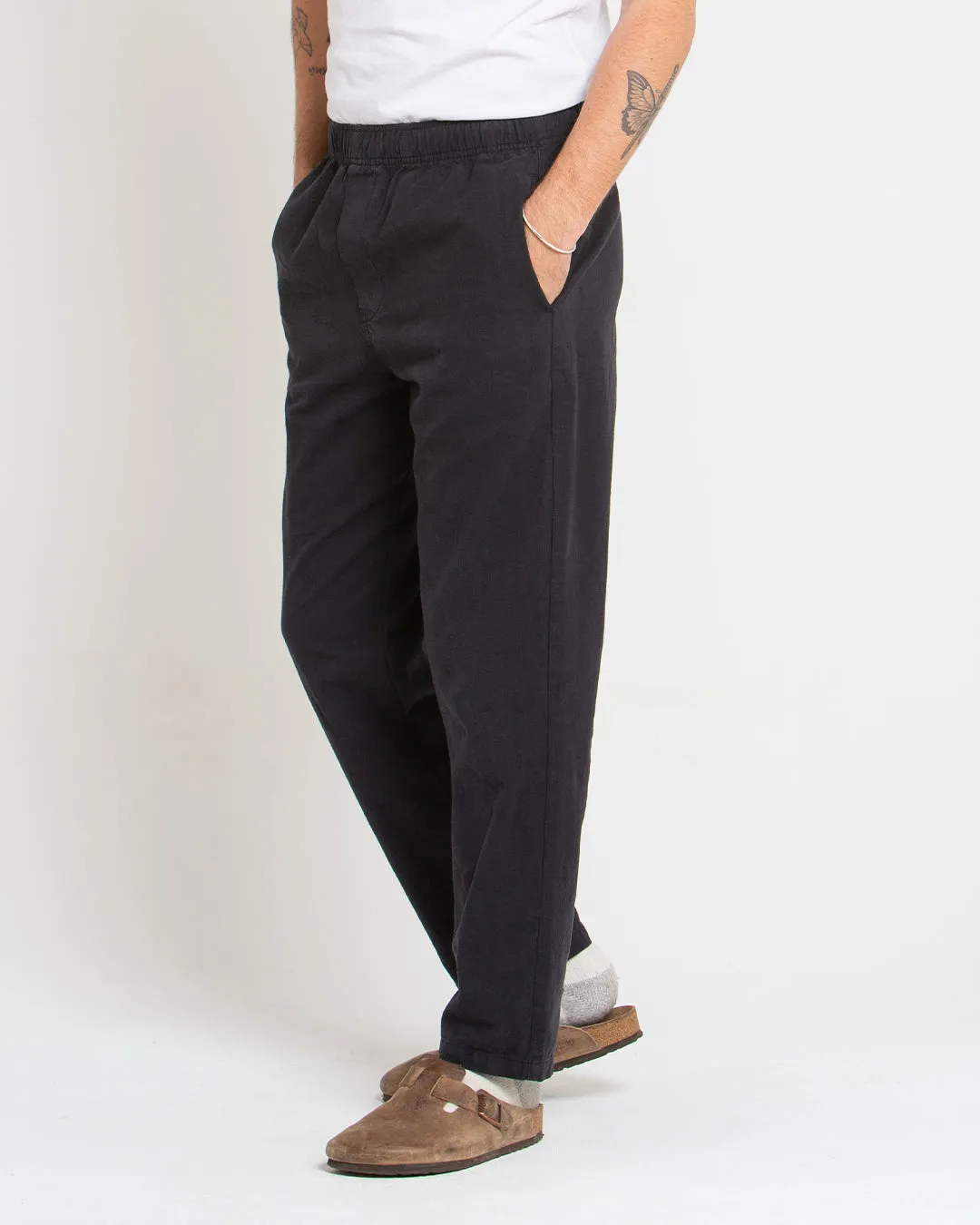 INFINITY HEMP PANT - ANTHRACITE