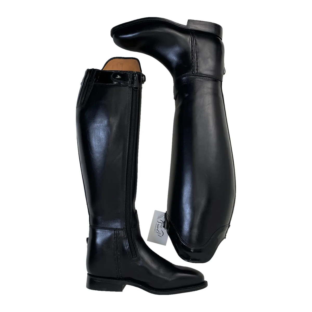 Knig Dressage Show Boot in Black - EU 39 (Women's US 7.5/8) Med-Short/Wide