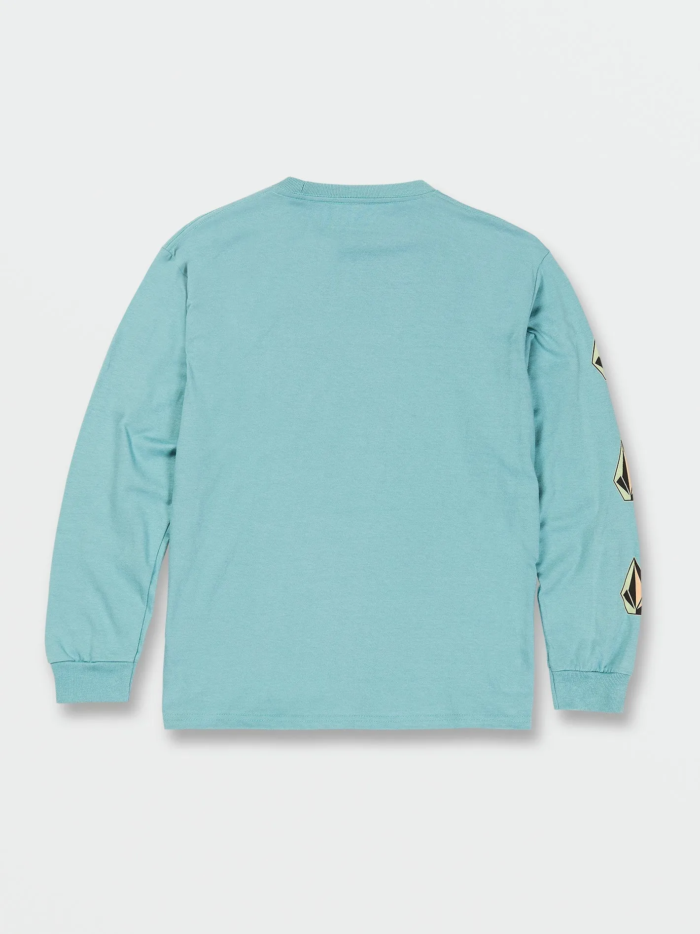 Little Boys Iconic Stone Long Sleeve Tee - Cali Blue Heather