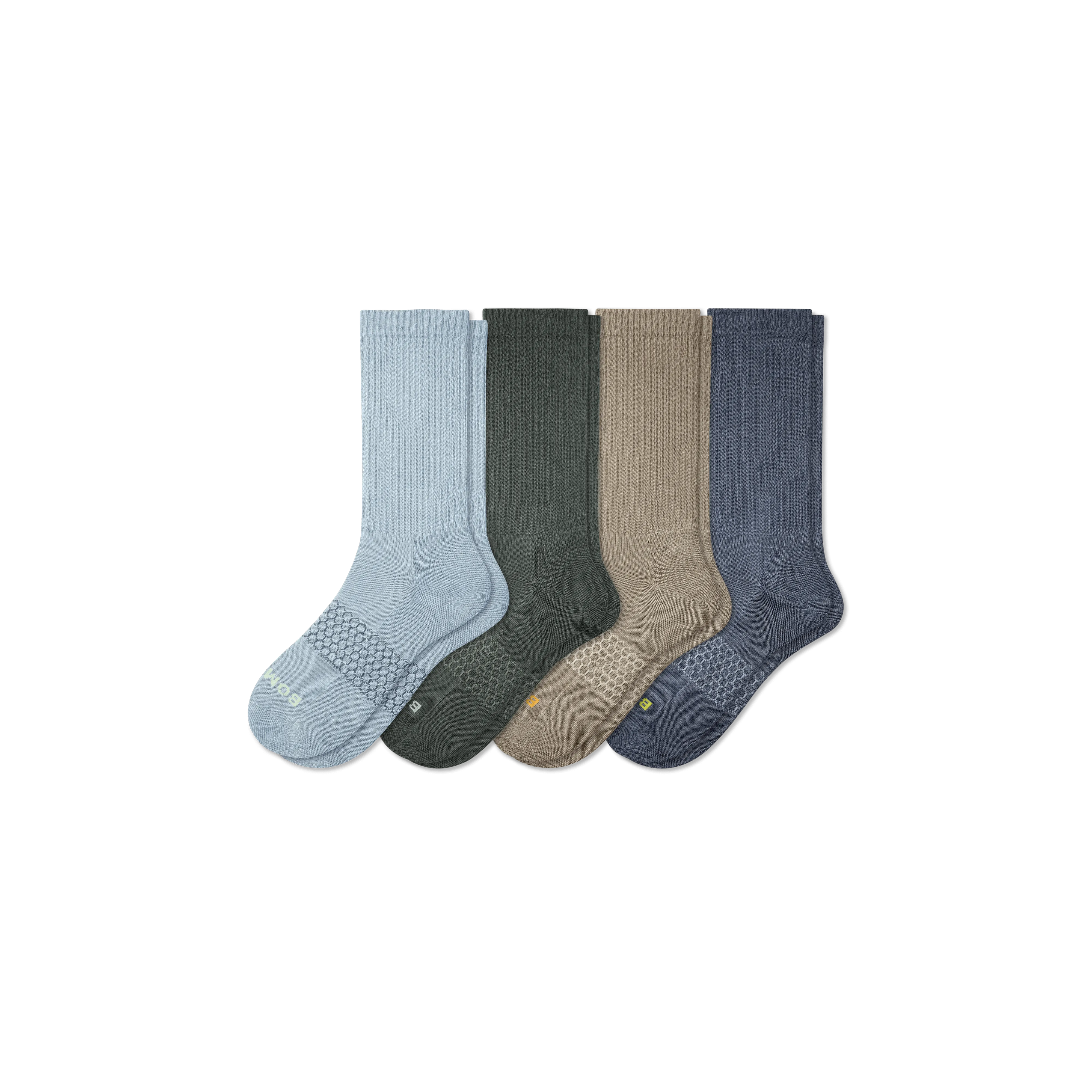 Men's Solids Calf Sock 4-Pack