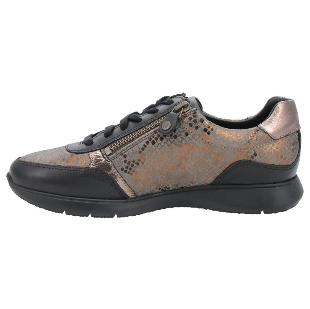 Monia Full Grain Leather Women's Sneakers