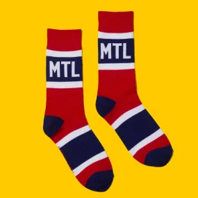 MONTREAL CITY STRIPES SOCKS