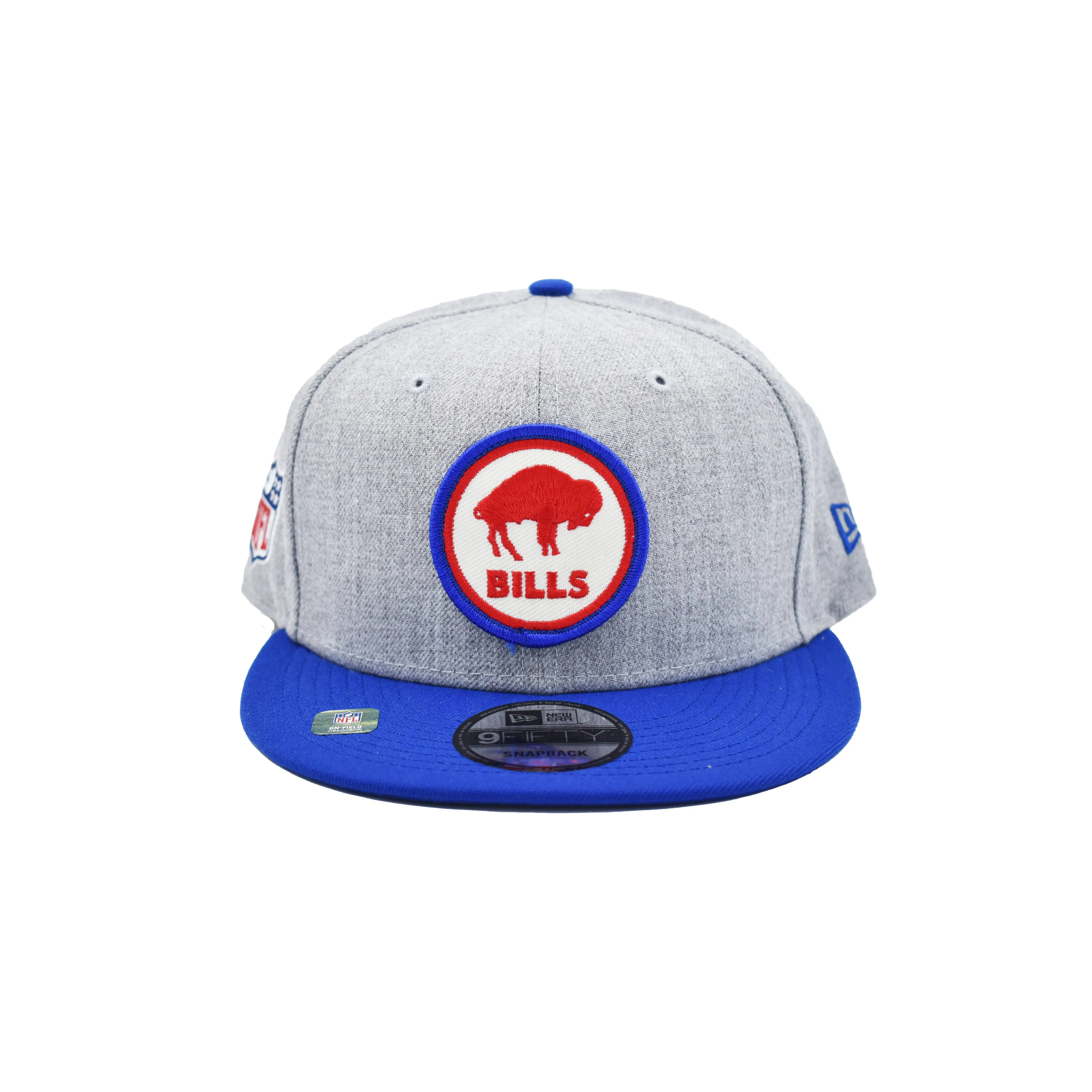 New Era Buffalo Bills 2022 Sideline Grey With Standing Buffalo Snapback Hat