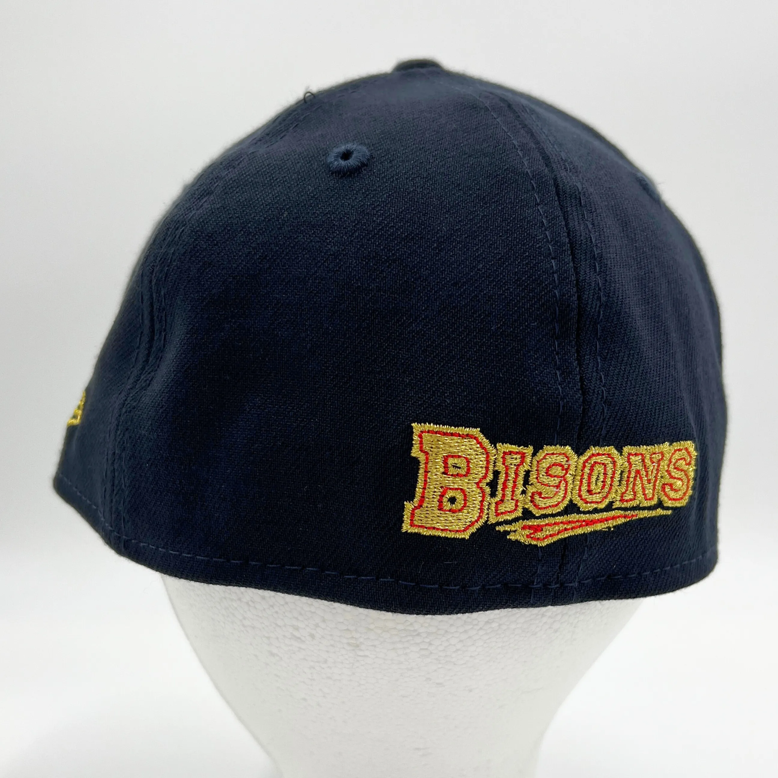 New Era Buffalo Bisons Stars & Stripes Navy Stretch Fit Hat