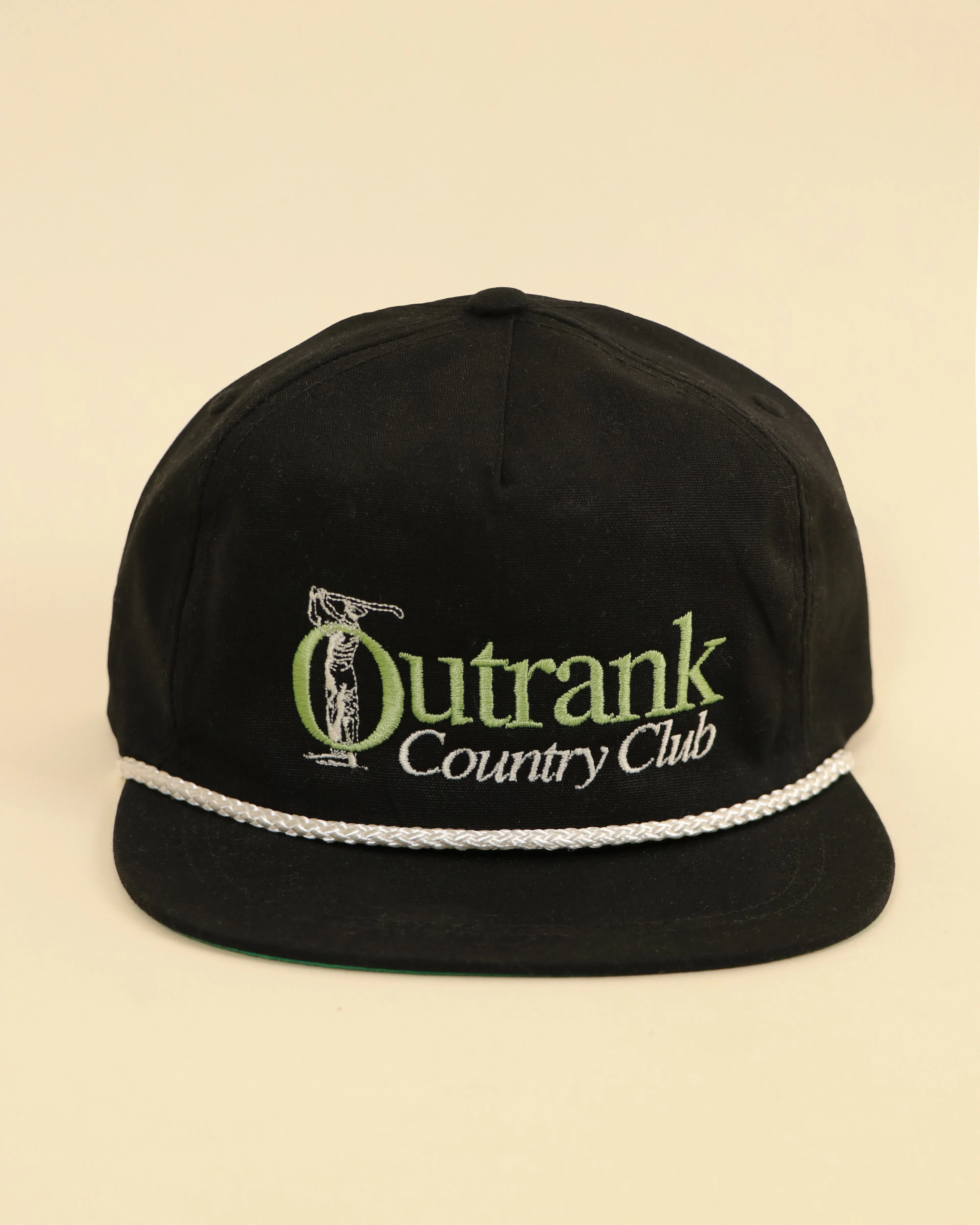 Outrank Country Golf Club Snapback Black Hat