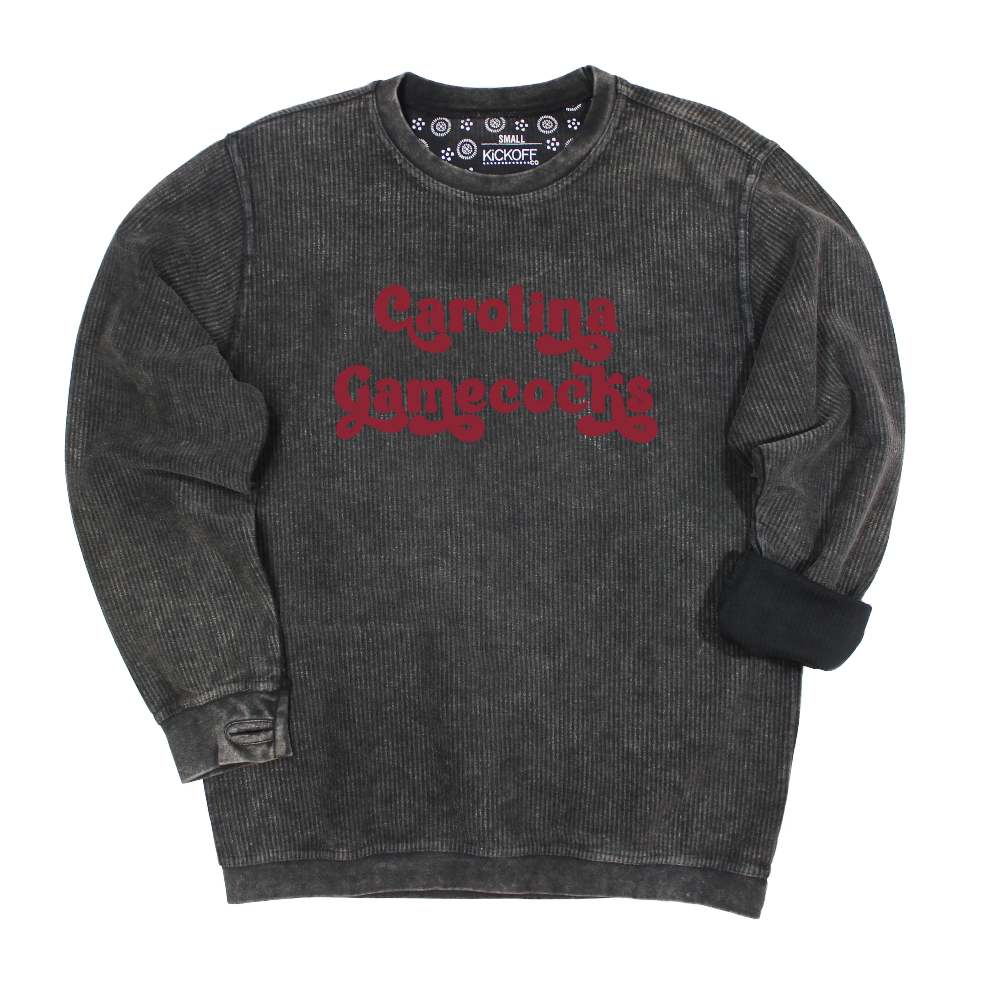 Pep Rally Crewneck Corded Fleece in University of South Carolina