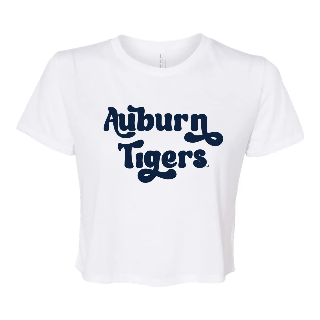 Pep Rally Crop Short Sleeve T-shirt in Auburn University