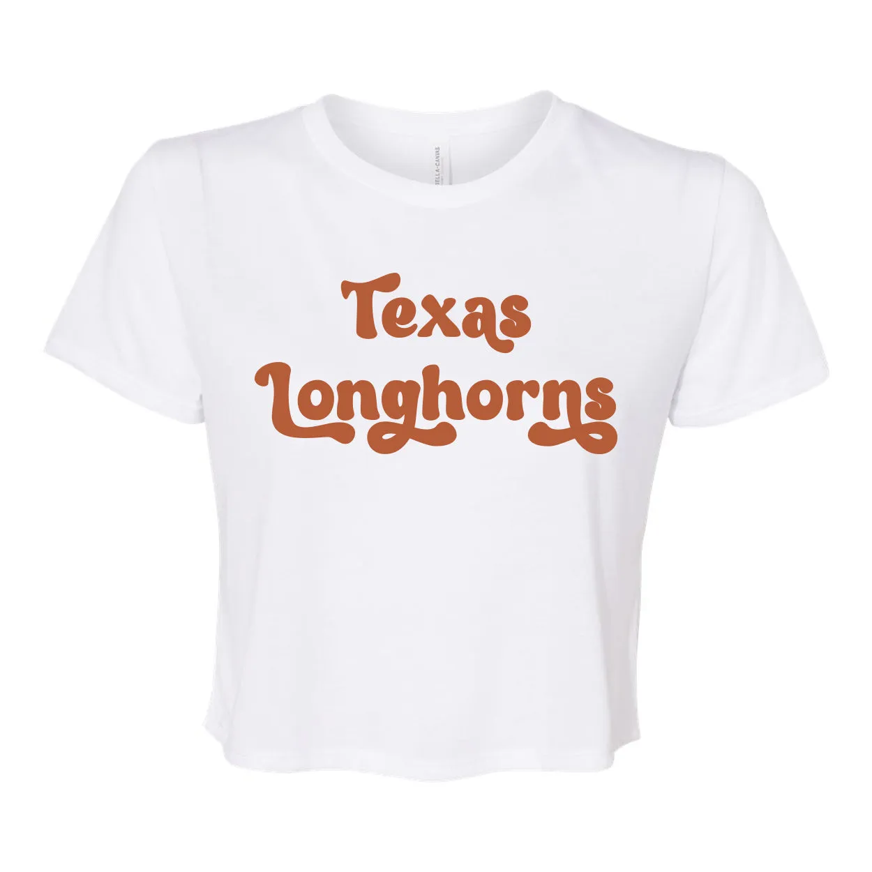 Pep Rally Crop Short Sleeve T-shirt in University of Texas