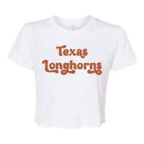 Pep Rally Crop Short Sleeve T-shirt in University of Texas