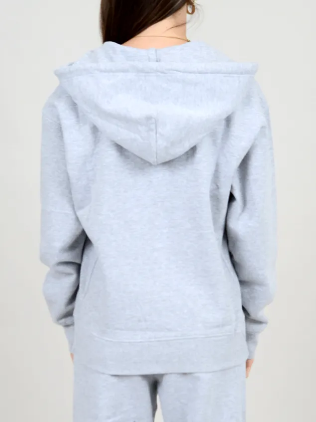 RD STYLE Cozy Fleece Boyfriend Zip-Up Hoodie