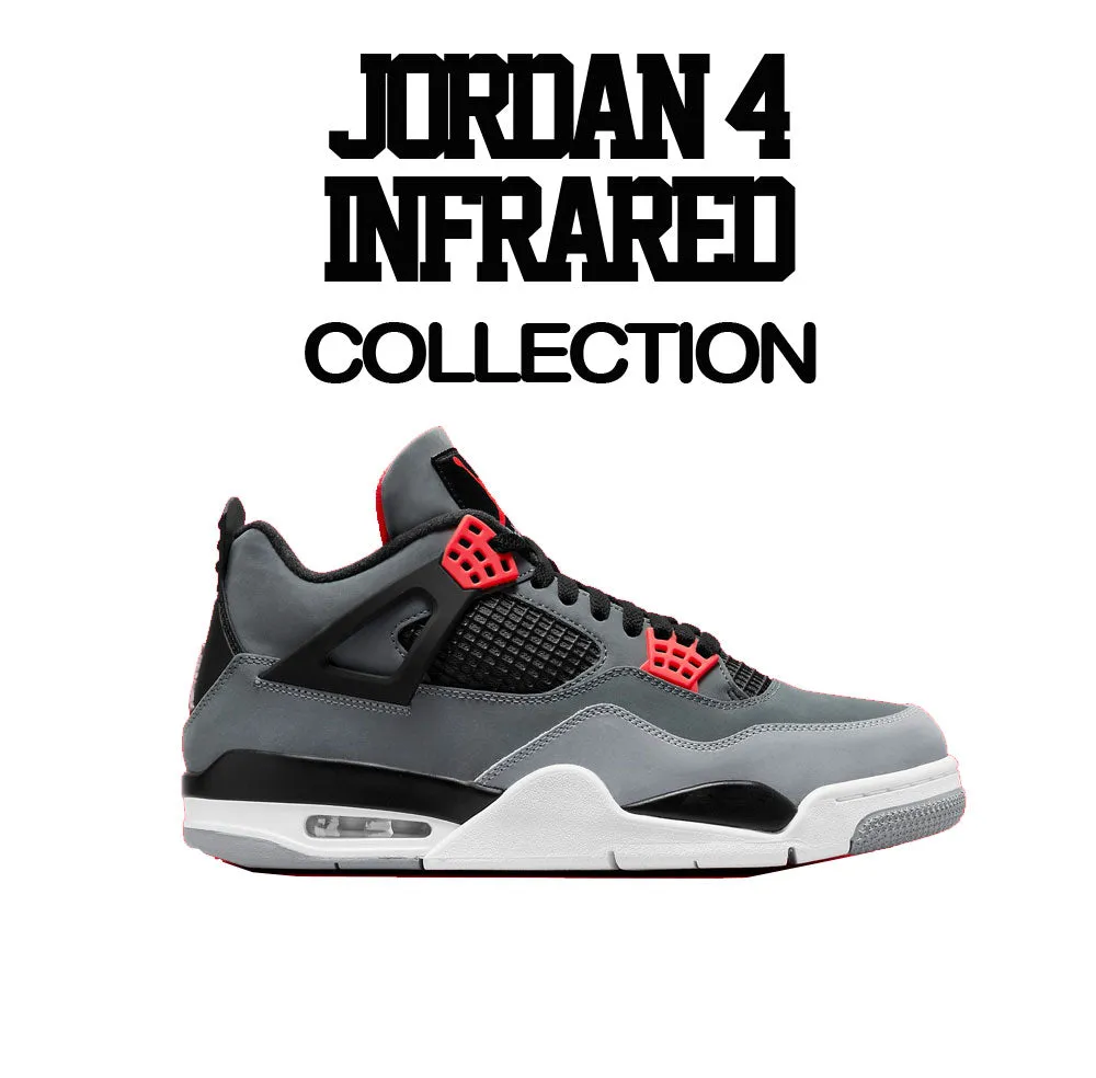 Retro 4 Infrared Shirt - Living Life - Charcoal