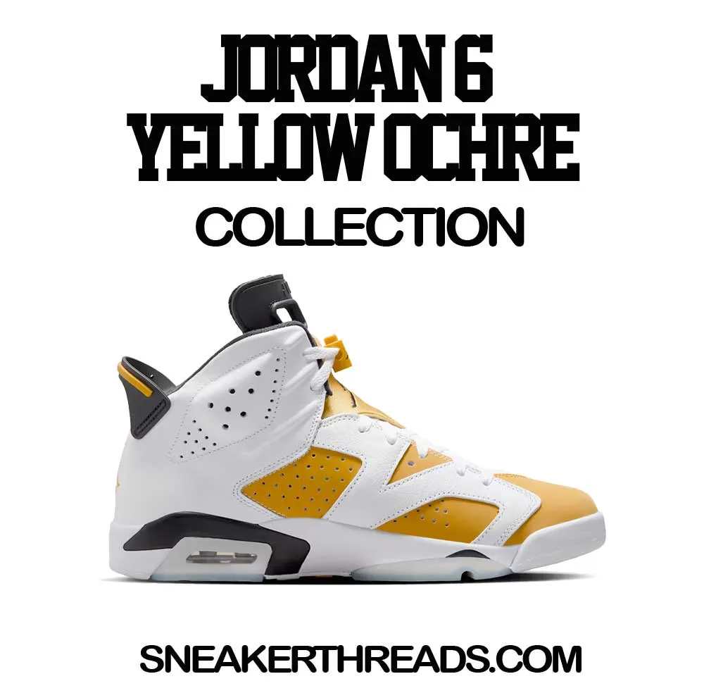 Retro 6 Yellow Ochre Socks - Fly Kicks - Ochre