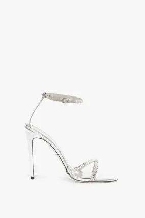 Rhinestone Sandals In Silver