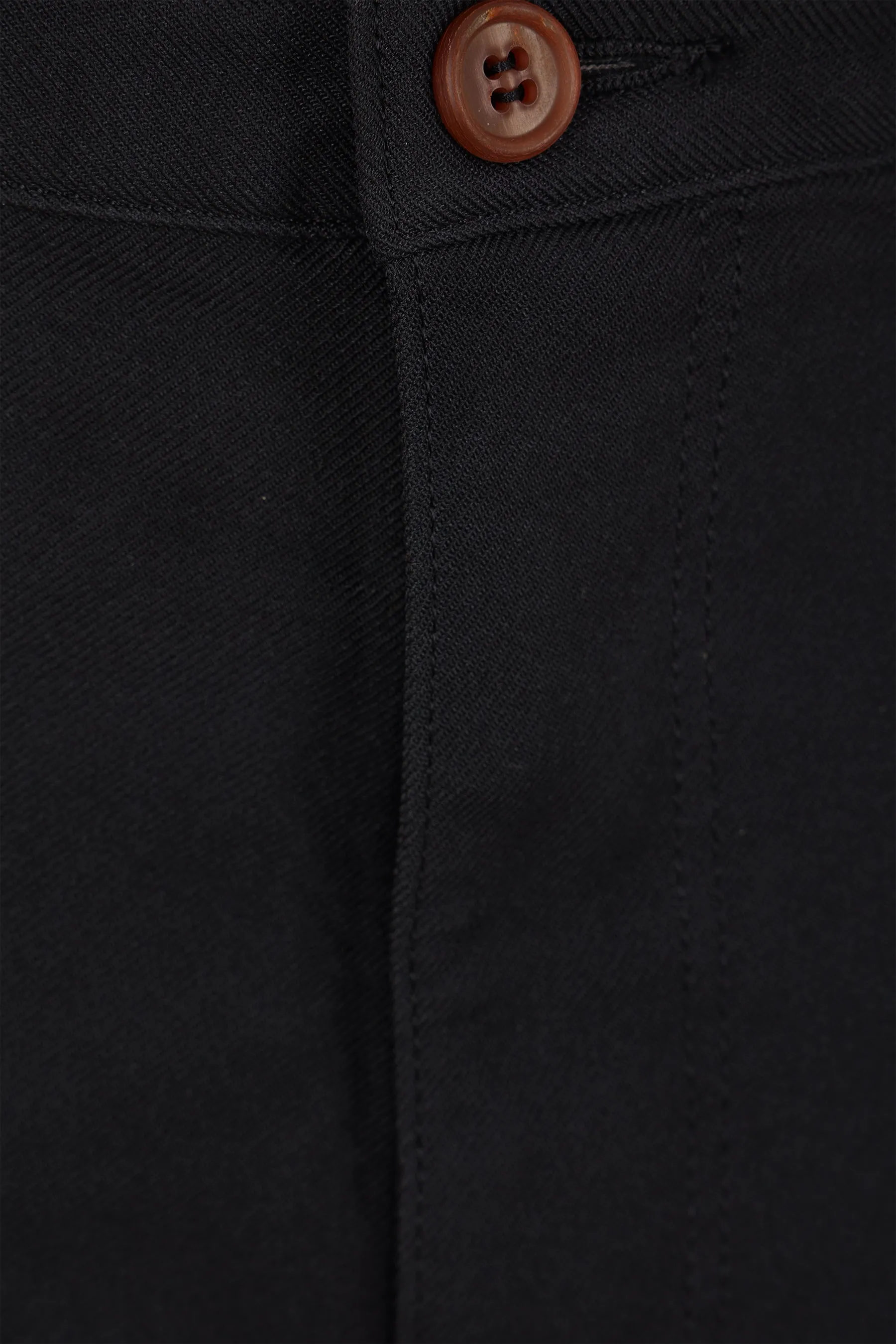 technical twill straight-leg pants with zip-up