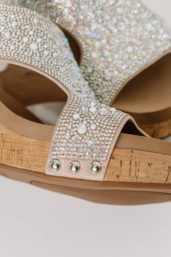 The Ashley Rhinestone Wedges | Corkeys